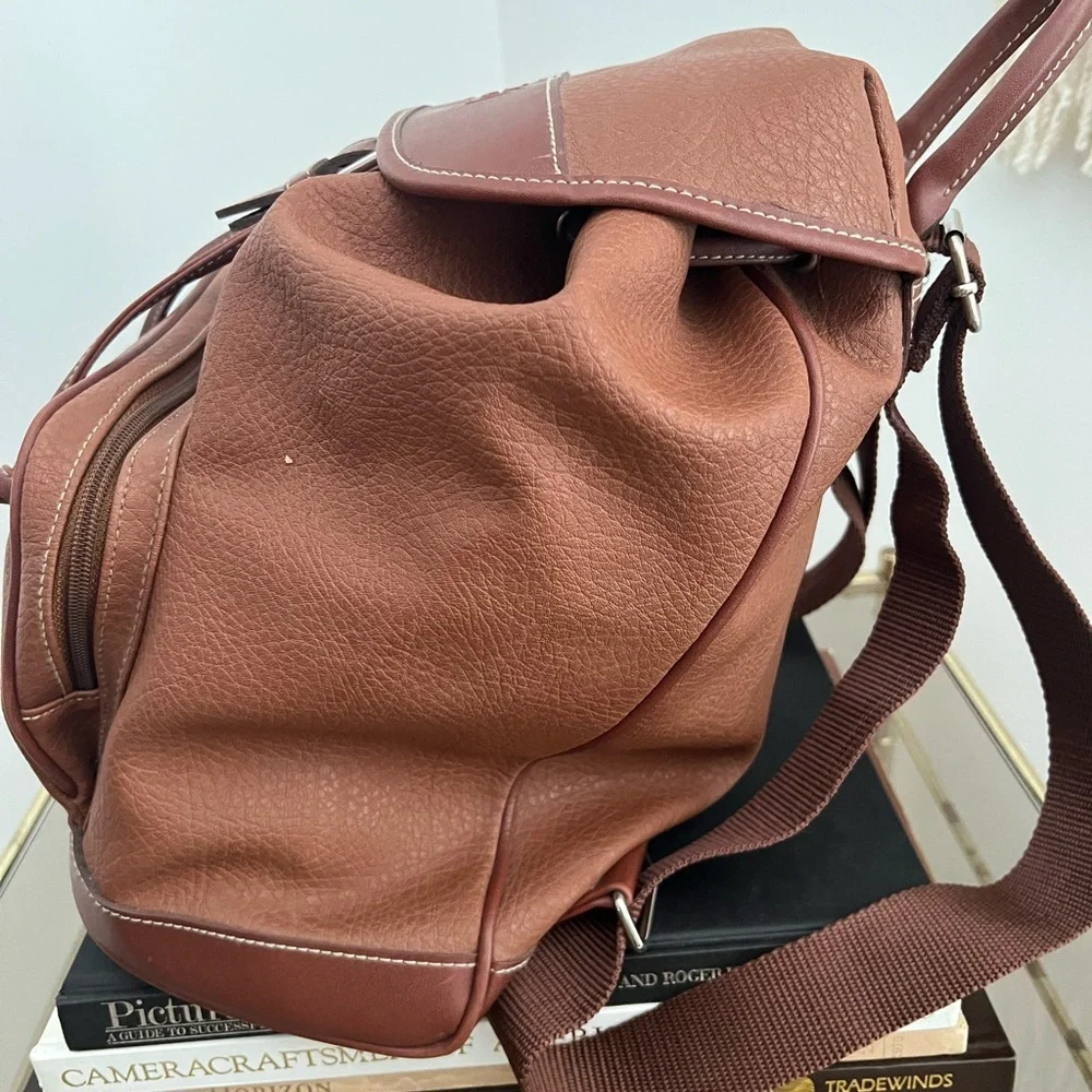 Esprit Brown Leather Backpack